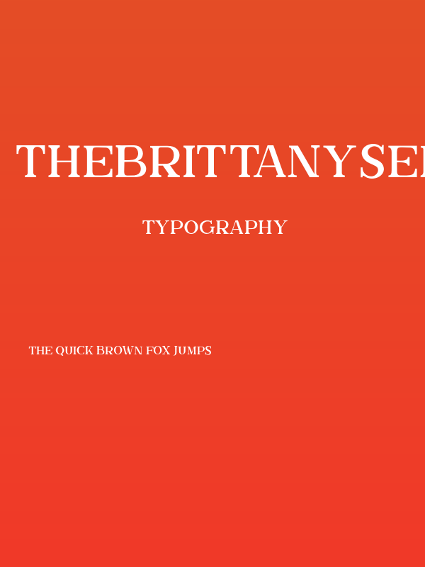 TheBrittanySerif Poster