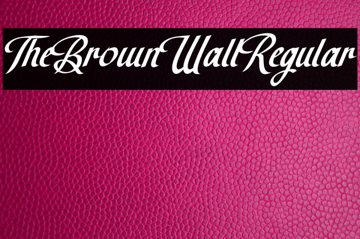 TheBrownWallRegular Example 2