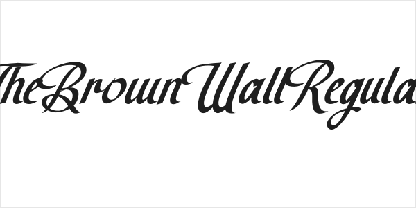 TheBrownWallRegular Logo