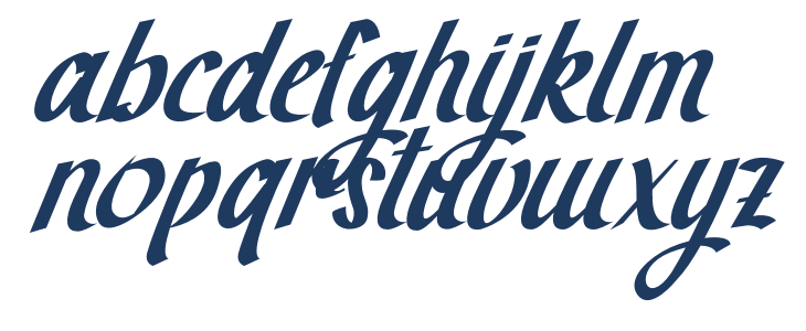 TheBrownWallRegular Lowercase