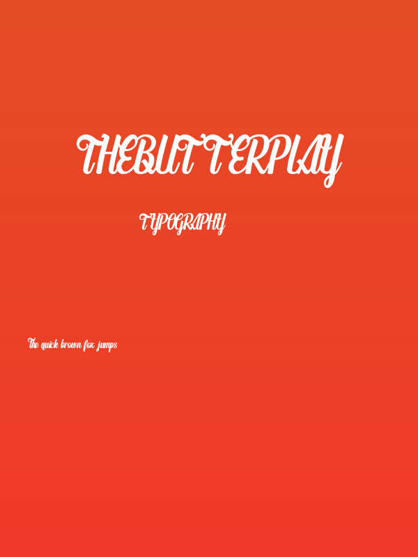 TheButterplay Poster