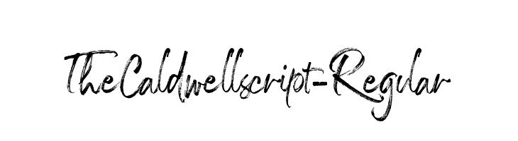 TheCaldwellscript-Regular  Descarca Fonturi Gratis