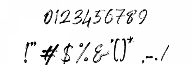 TheCaldwellscript-Regular Font OTHER CHARS