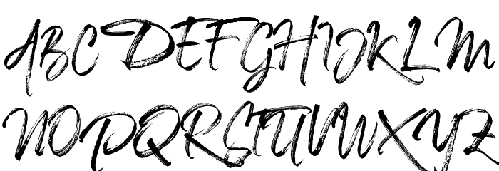 TheCaldwellscript-Regular Polices MAJUSCULES