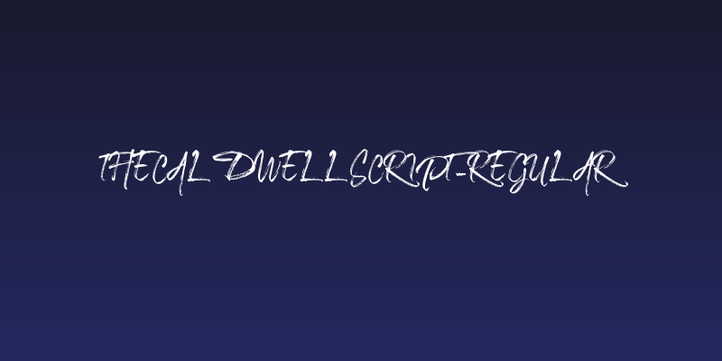 TheCaldwellscript-Regular Social Header