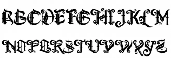 TheCenturion Schriftart Groß