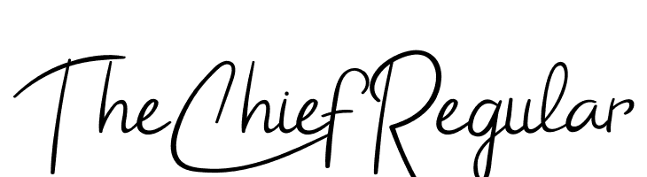 TheChiefRegular  لخطوط تنزيل