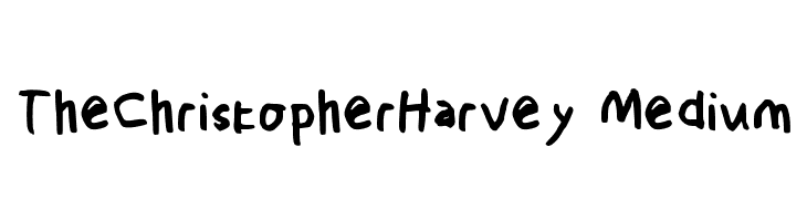 TheChristopherHarvey Medium  नि: शुल्क फ़ॉन्ट्स डाउनलोड