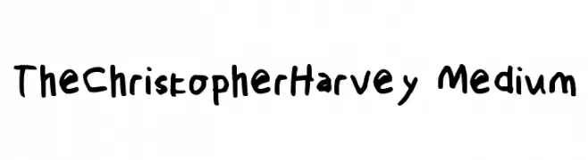 TheChristopherHarvey Medium  baixar fontes gratis