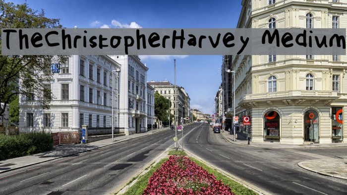 TheChristopherHarvey Medium Font examples