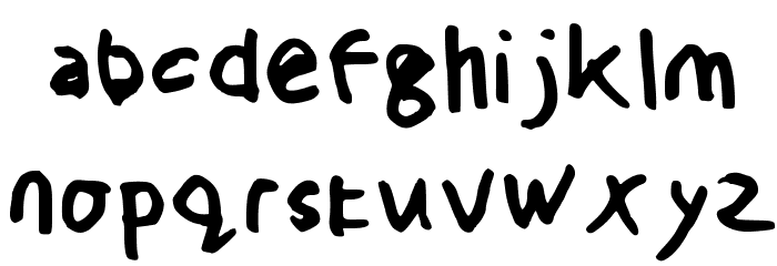 TheChristopherHarvey Medium Font LOWERCASE