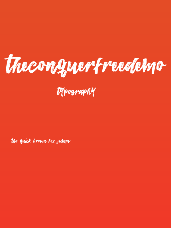 TheConquerFreeDemo Poster