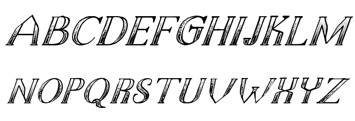 TheDarkTitanClassicitalic Font LOWERCASE