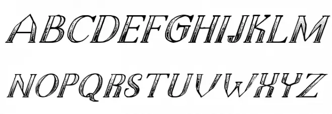 TheDarkTitanClassicitalic Caratteri MINUSCOLO