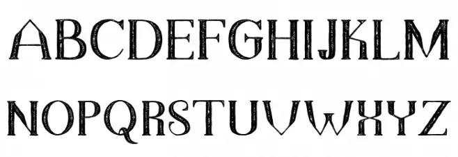 TheDarkTitanVintage Font Litere mari
