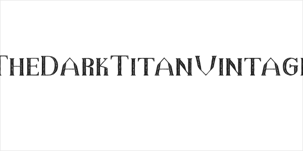 TheDarkTitanVintage Logo