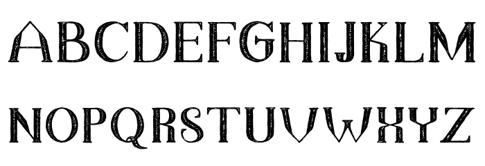 TheDarkTitanVintage Font LOWERCASE