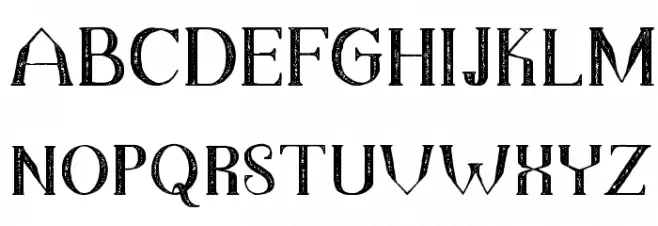 TheDarkTitanVintage Font UPPERCASE