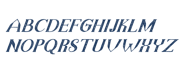 TheDarkTitanVintageItalic Lowercase