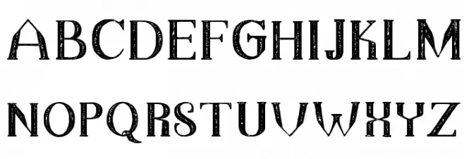 TheDarkTitanVintage फ़ॉन्ट लोअरकेस