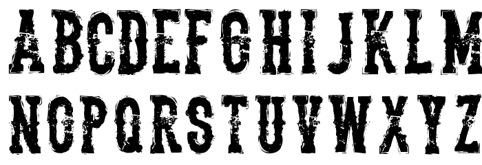 TheDeadliestSaloon Font Litere mici