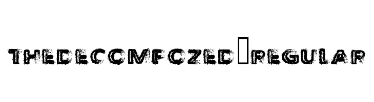 TheDecompozed-Regular  नि: शुल्क फ़ॉन्ट्स डाउनलोड