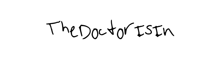 TheDoctorIsIn  font caratteri gratis