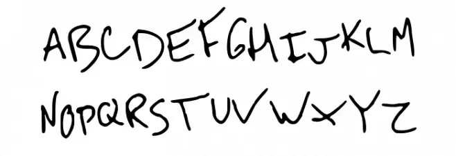 TheDoctorIsIn フォント 大文字