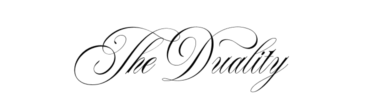 TheDuality  font caratteri gratis