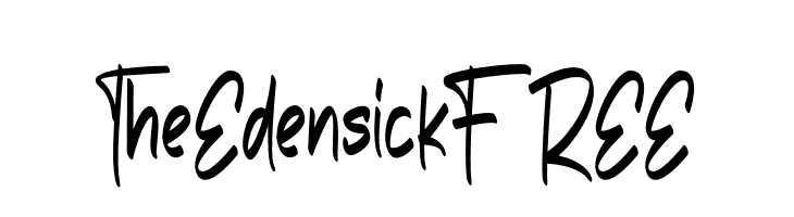TheEdensickFREE  Скачать бесплатные шрифты