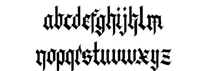 TheEldians-Personal Font LOWERCASE