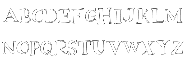 TheEnemyGeneMedium Font LOWERCASE