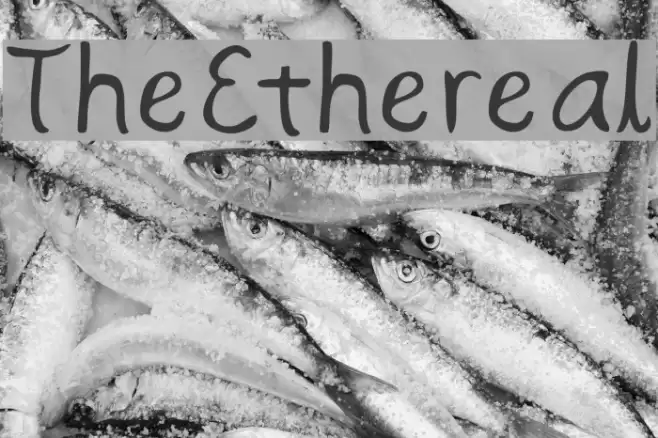 TheEthereal Font examples