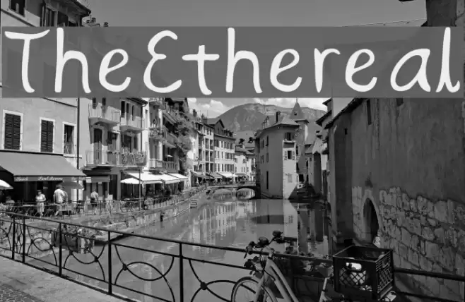 TheEthereal Font examples