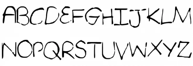 TheFaultInOurStars Font Litere mari