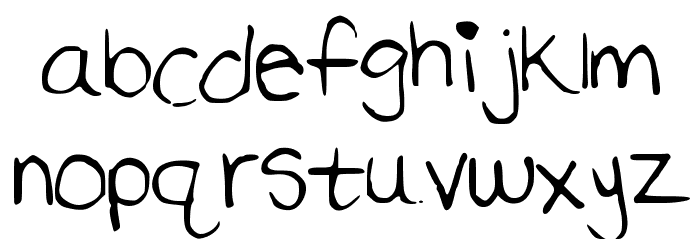 TheFaultInOurStars Font LOWERCASE