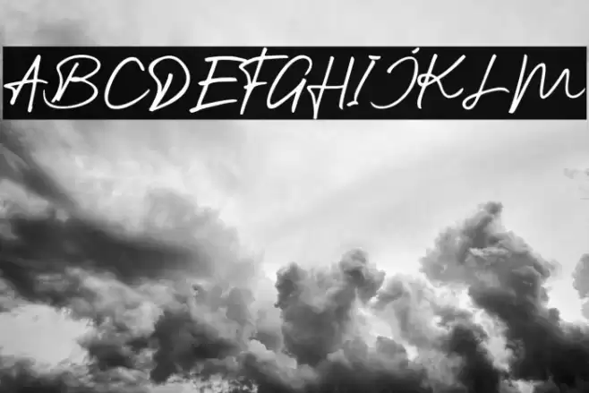 TheFighter 字体 examples