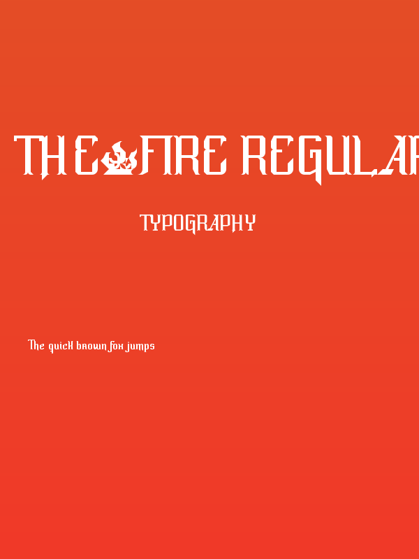 The·Fire Regular Poster
