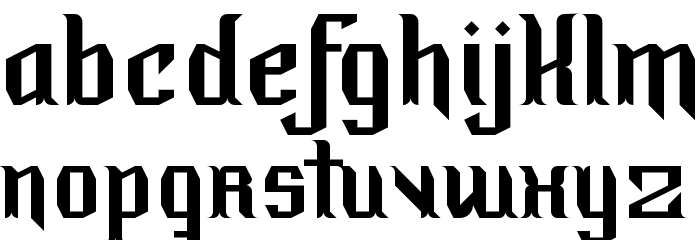 The·Fire Regular Font LOWERCASE