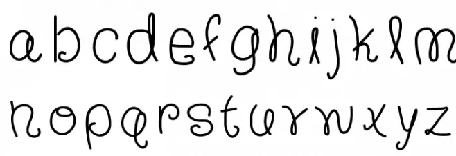 TheFrancescaFont 字体 小写