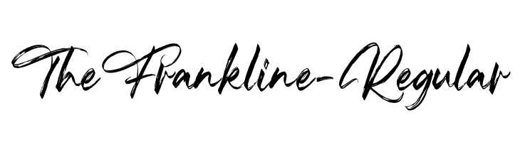 TheFrankline-Regular  Frei Schriftart Herunterladen