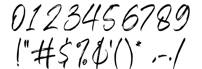 TheFrankline-Regular Font OTHER CHARS