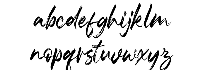 TheFrankline-Regular Font LOWERCASE