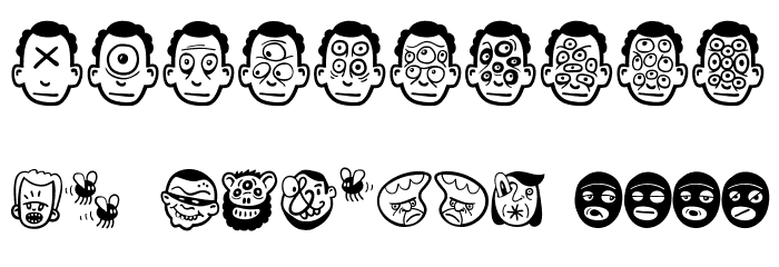 TheFreakyFace Fonte OUTROS PERSONAGENS