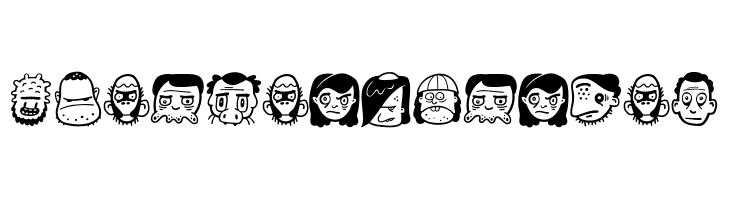 TheFreakyFace2  免费字体下载