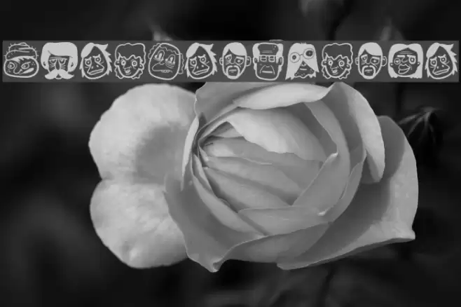 TheFreakyFace Font examples