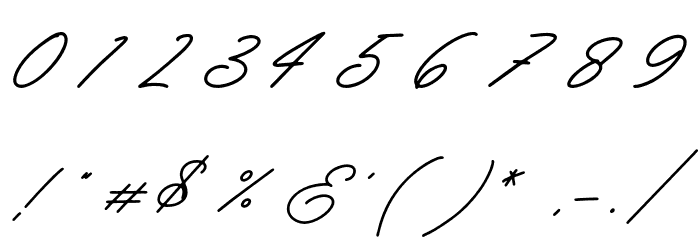 TheGallery Font OTHER CHARS