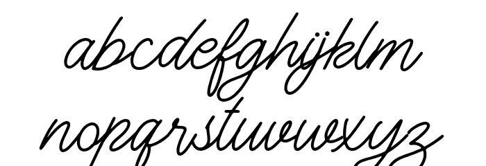 TheGallery Font LOWERCASE