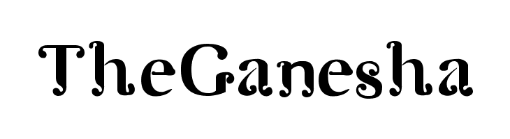 TheGanesha  Frei Schriftart Herunterladen