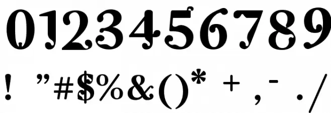 TheGanesha Font OTHER CHARS